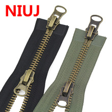 8号双开尾金属拉链青古铜齿铜拉链衣服外套拉锁拉头自锁现货批发