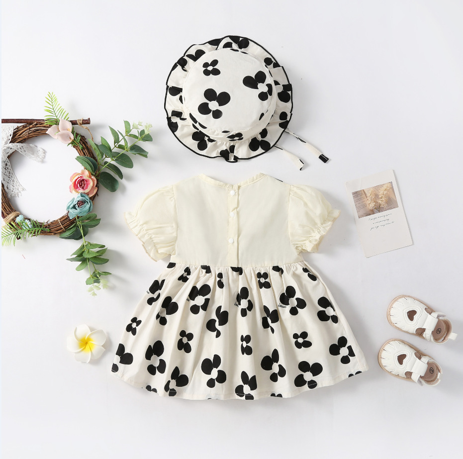 Sommer Strampler Kleid Für Baby Mädchen Baumwoll Jumpsuit_voghion.com
