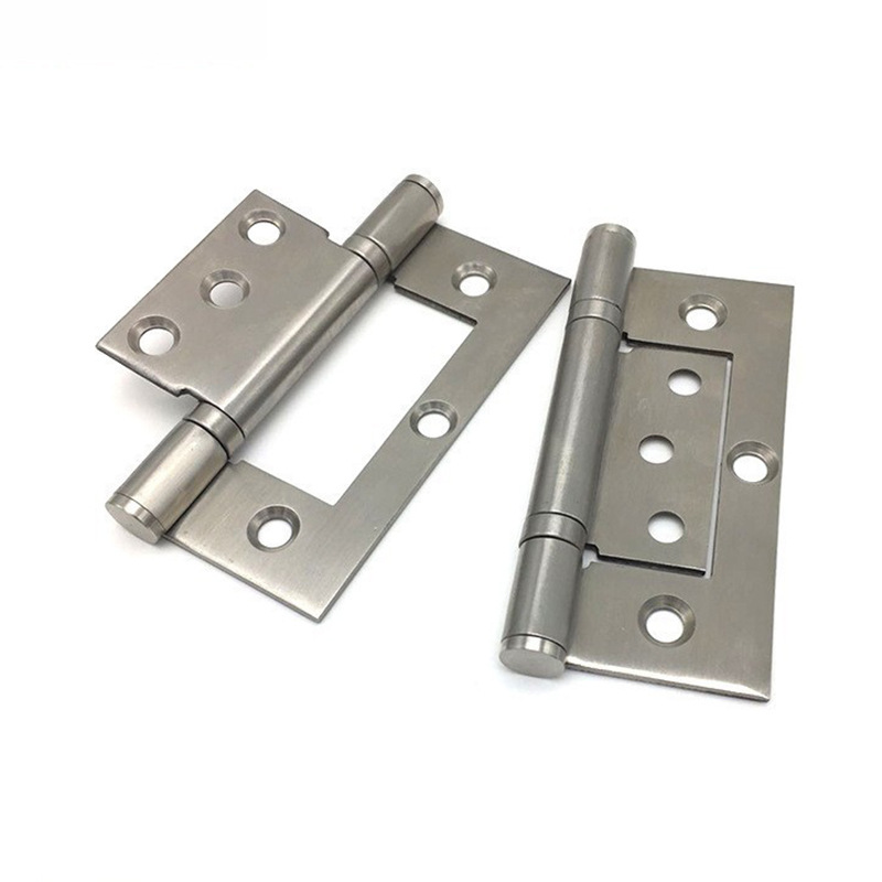 4 pulgadas de acero inoxidable engrosado bisagra madre bisagra sin ranura bisagra de rodamiento silencioso puerta interior puerta de madera bisagra de eje desviado image 6
