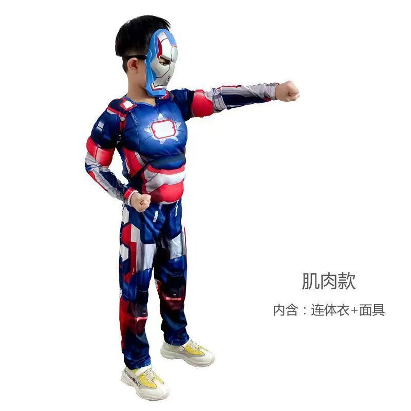 ハロウィンコス子供用パフォーマンスコスチュームキャプテンアメリカオプティマスプライムハルクスチール|undefined