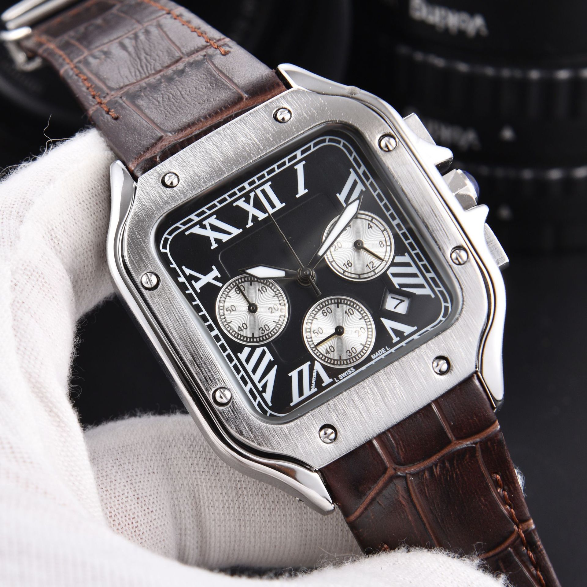 Cartier Santos 100 Chronograph XL W20091X7