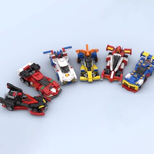 MOC building blocks compatible with Lego Formula racing intelligent New Century GPX cross-border Building Blocks model gift