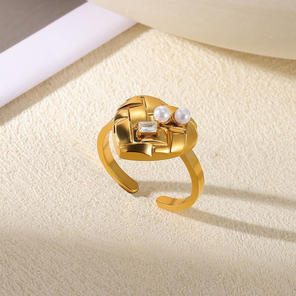 8g Weight 0.03µm-0.05µm Gold Plating Thickness PVD Coated Gold Plating Process 18K Real Gold Plated Plating Material Zircon Inlay Material Open Rings Classification 1 Piece Quantity Casual, Daily, Shopping Occasion 304 Stainless Steel Material Waves, Crown Pattern All Seasons Season Women's Gender Elegant, Classic Style, Affordable luxury style Style Waterproof Non Tarnish, Plating Craft PVD Coated Real Gold Plated 18K Gold Waves Crown 304 Stainless Steel Elegant Classic Style Affordable Luxury Style Waterproof Non Tarnish Open Rings 5