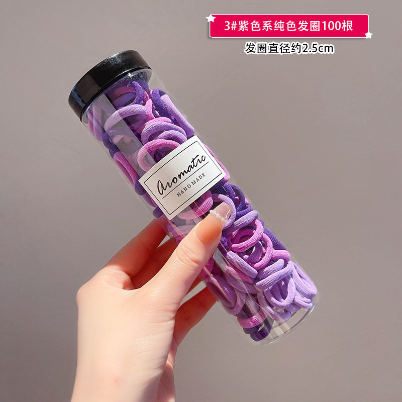 Estilo coreano de alta cuerda de Pelo elástico de las mujeres anillo de toalla simple banda de goma cuerda de pelo de cola de caballo alta anillo de pelo de bebé