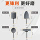 Hand electric drill grinding head electric grinding head Brown corundum grinding wheel grinding head metal grinding cylindrical cone 6mm polishing tool