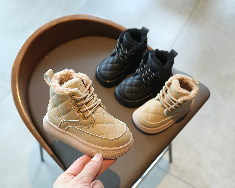 Winter Kinder Schneestiefel Für Jungen Und Mädchen Gefüttert_voghion.com