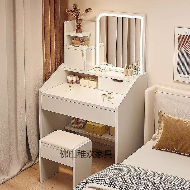 Dressing Table Bedroom Simple Modern New Desk Makeup Table Integrated Makeup Table Dressing Table Storage Cabinet