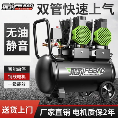 Feibao Small Oil-Free Silent Air Compressor High-Pressure Inflatable Air Pump Woodworking Home Decoration Spray Paint Air Compressor