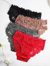 T 38902 Lace Underwear Women Comfortable Cotton Gusset