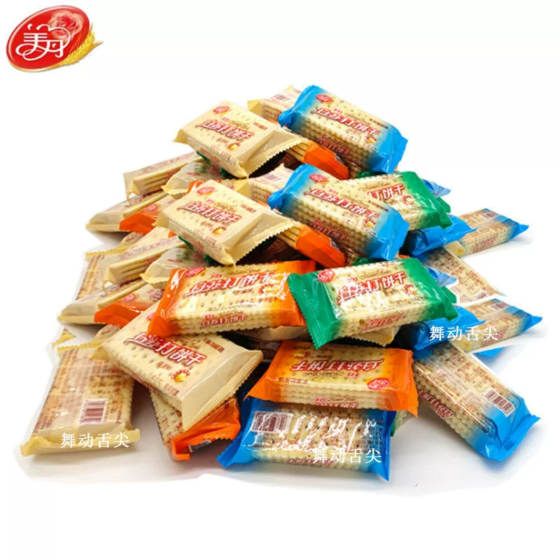 美丹 Compressed biscuits shallots comprehensive taste low -free sucrose -free combing biscuits small bulk breakfast