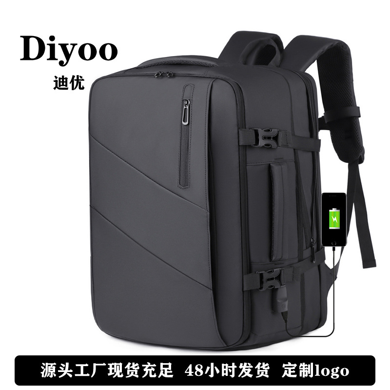 New Cross-Border Commuter Bag for Men, Business Work Meeting Travel Large-Capacity Backpack, Customizable with Logo