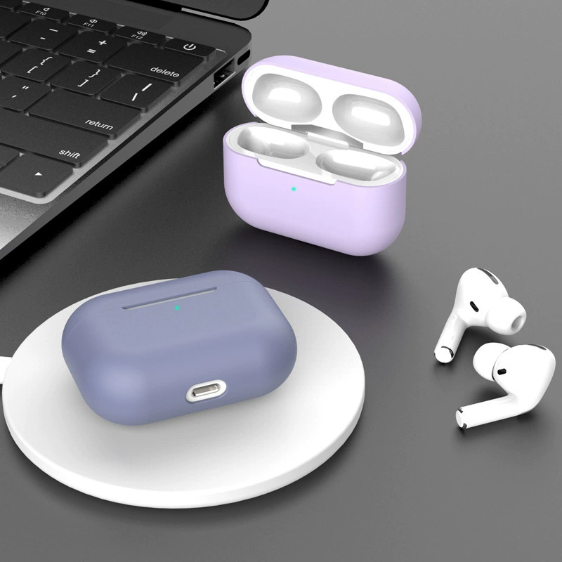 Apple, силиконовый совместимый чехол, беспроводные наушники, bluetooth, защита от падения
