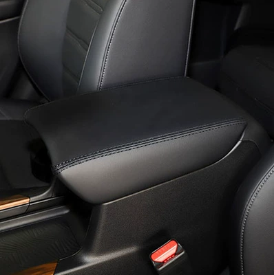 Sürətlər qutusu və əl tormozu başlıqları, 12-21 Honda CRV Siwei central - 17-21-black-leather-and-black-line-unmarked