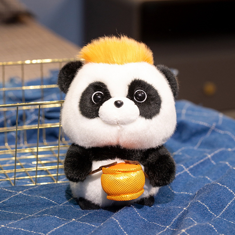 Nuevo creativo lindo música panda muñeca instrumento guitarra panda muñeca tela muñeca regalo de vacaciones para niños image 6