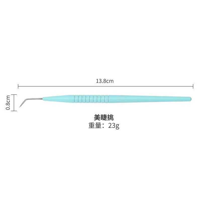 Multicoloured eyelash extension stainless steel for eyelashes, doll, (Physicals)
