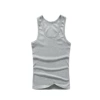 X-cotton wide back vest) gray