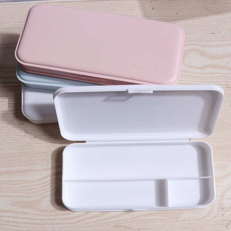 Pencil case, cream universal plastic storage box, handmade, Birthday gift