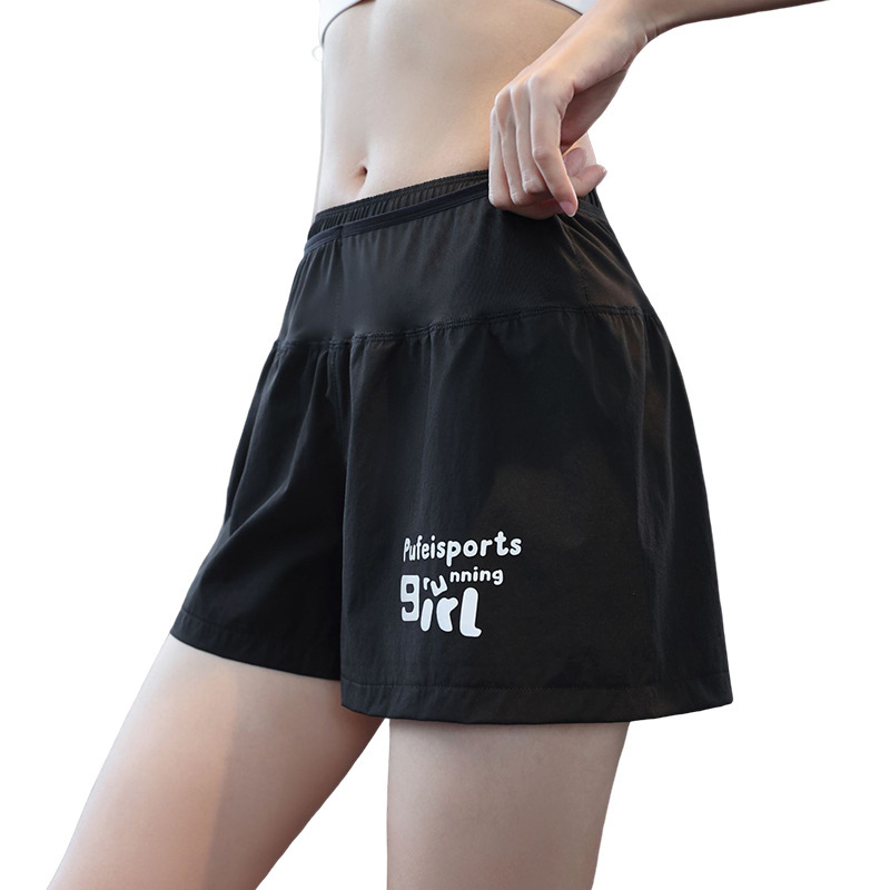 Fábrica de fuerza de tenis femenino forrado falso dos piezas de bádminton yoga deportivo rápido secado acondicionamiento físico pantalones de mujer