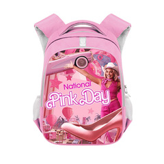 新款粉色芭比公主幼兒園卡通背包學生可愛歐美風減負雙肩包包批發