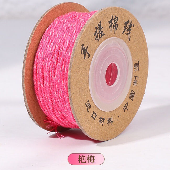 Cen 30m 手でこすった綿糸チベット編みロープ手作り DIY ブレスレット編みロープ多本耐摩耗性チベットロープ|undefined