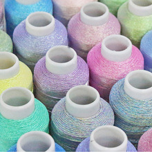 大卷幻彩金银线彩金丝线缠绕手绳项链线材端午编织流苏扫帚线W18