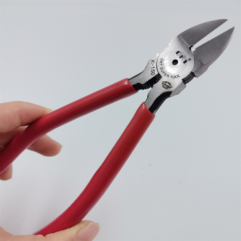 工业塑胶钳6寸水口钳塑胶模具水口钳DKT-K150电子五金水口修边钳