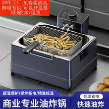 电炸炉 家用大容量油炸锅跨境专供炸薯条机 亚马逊智能电热油炸机