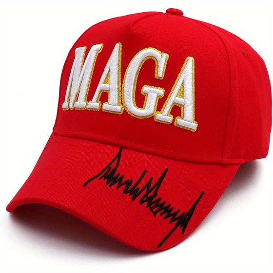 Foreign Trade New Maga Hat Embroidered Letters US Election Baseball Cap Cross Border Platform Hat Wholesale Factory