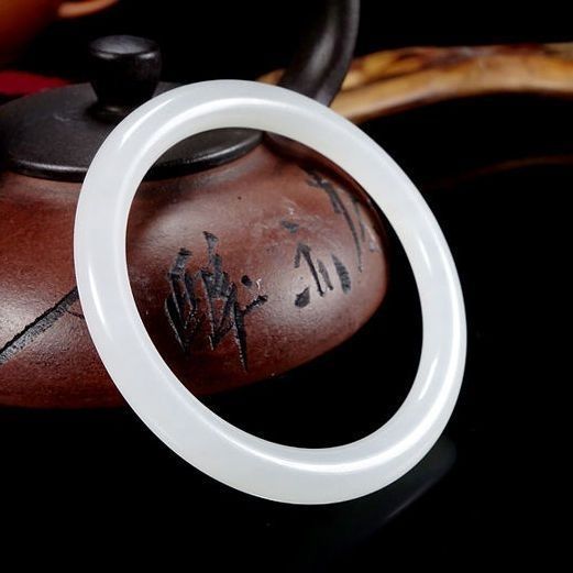 Vòng tay ngọc bích Hetian Tân Cương tự nhiên dạng Dingdong dải tròn mỏng — Ngọc Hetian tự nhiên [mẫu thông thường] hộp quà cao cấp có giấy chứng nhận, Ngọc Hetian tự nhiên [Vòng tay Dingdong] Hộp quà cao cấp có giấy chứng nhận, Ngọc Hetian tự nhiên [mẫu lốp] hộp quà cao cấp có giấy chứng nhận, [Ngọc tự nhiên chỉ bán hộp quà cao cấp chứng chỉ chính hãng] chi tiết 14