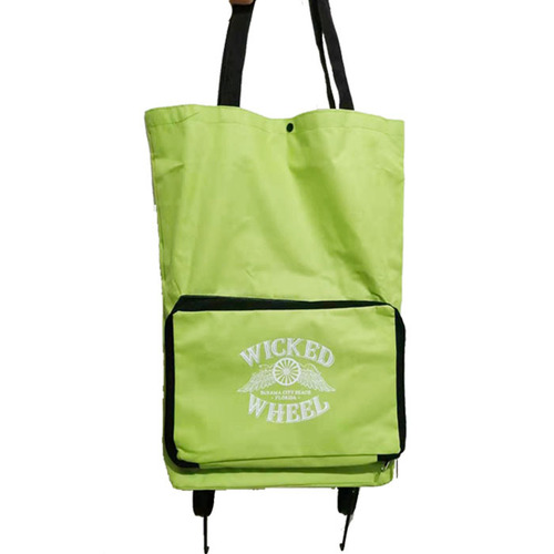 Portable shopping bag, wheel bag, two-in-one wheel bag, shopping cart, household vegetable shopping bag, foldable small pull cart, shopping bag