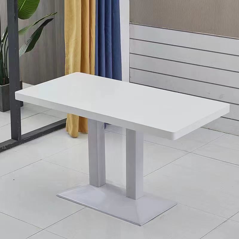Mesa de comedor restaurante leche tienda de té desayuno snack restaurante restaurante de comida rápida combinación de mesas y sillas simple y moderna