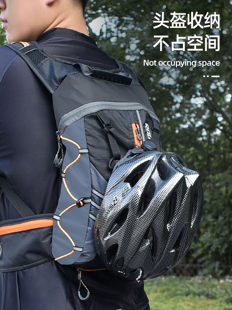 Mochila de bicicleta de carretera, bolsa de bicicleta de montaña, mochila al aire libre, bolsa de almacenamiento ligera con bolsa de agua para senderismo