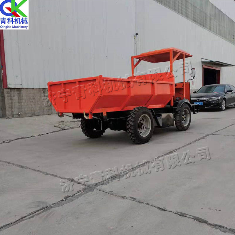矿用电动四轮车 农用家用电动四轮运输车 建筑拉土拉渣自卸车