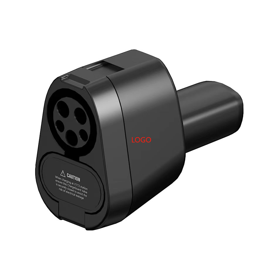 美标直流充电桩转接头CCS1转特斯拉充电头J1772美标交流转换头