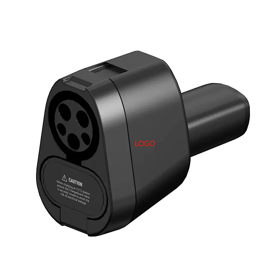 美标直流充电桩转接头CCS1转特斯拉充电头J1772美标交流转换头