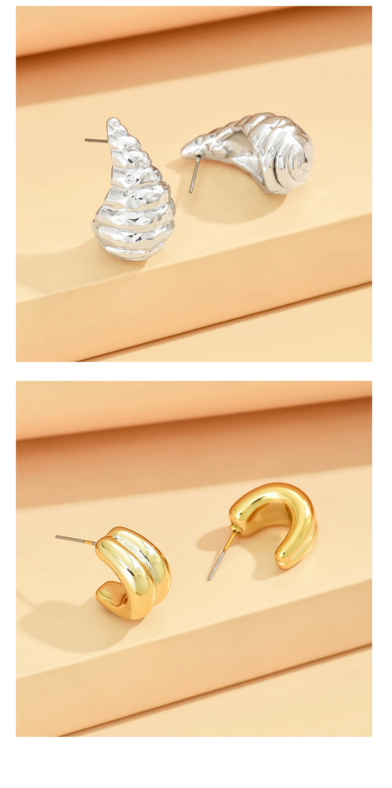 1 Pair Quantity Holiday, Daily Occasion Acrylic Material Water Droplets Pattern 1 Pair Casual Simple Style Water Droplets Spray Paint Arylic Ear Studs