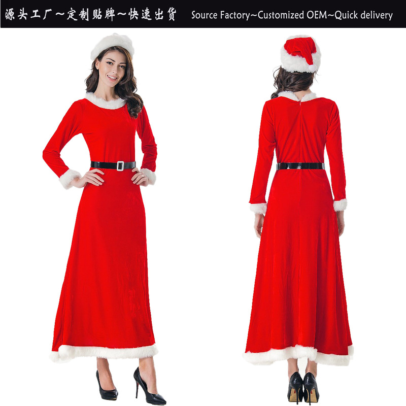 Christmas Women's Dance Party Costumes, Christmas Dresses, Performance Costumes, Uniforms, Stage Outfits, Red Christmas Costumes Christmas Women's Dance Party Costumes, Christmas Dresses, Performance Costumes, Uniforms, Stage Outfits, Red Christmas Costumes