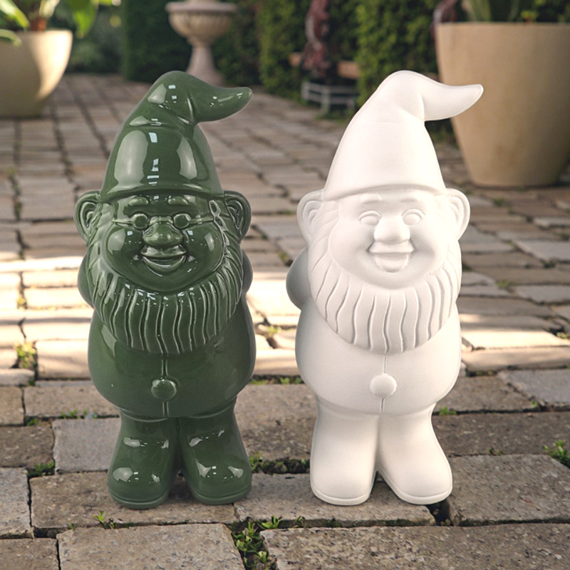 Navidad creativa transfronteriza DIY dwarf elf decoración para el hogar personalidad regalos de decoración del duende artesanías de cerámica