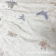 Butterfly flower imitation acetic acid segment embroidery fabric heavy embroidery Chinese cheongsam dress national style jacquard satin fabric