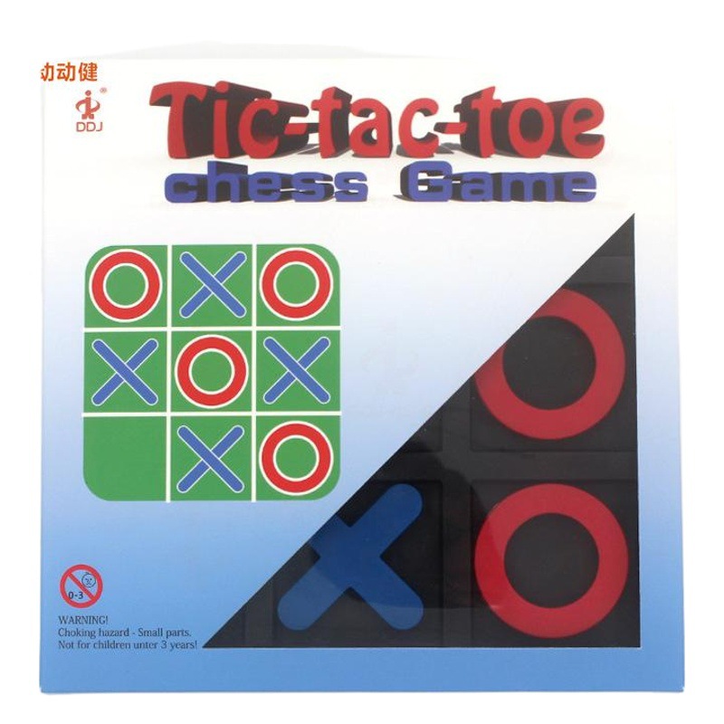 Móvil de la salud de los niños educativos de tic-tac-toe juego tic-tac-toe XO Educación Temprana de juguete interactivo educativo protección del medio ambiente tic-tac-toe