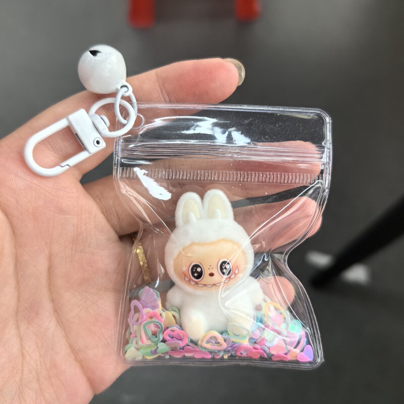 新しいラブウサギキーホルダー Douyin ライブラブウサギ人形バッグペンダントクリエイティブポケットペンダント|undefined