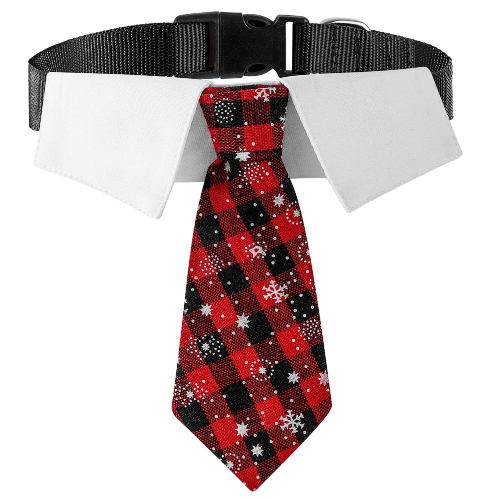 Tanpopo Navidad PET collar tie ropa para mascotas accesorios para mascotas pequeño mediano y grande perro tie