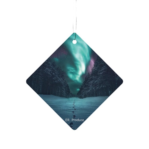 Car fragrance chip rearview mirror pendant car odor removal pendant car fragrance chip hanging perfume new Aurora