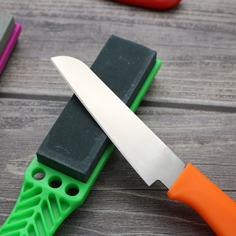 Mask Kitchen Kitchen tool double -sided base with handle grinding stone knife knife, fruit knife grinding tool manufacturer supply