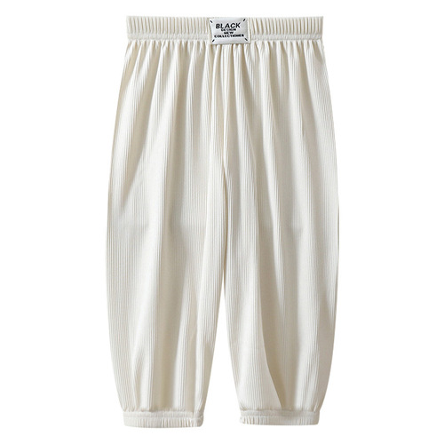 Children's Mosquito-Proof Pants Summer Baby Chiffon Lantern Pants for Older Children Thin Sports Pants for Boys and Girls Loose 9/10-inch Pants