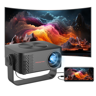 Cross-Border Popular Projector for Bedroom Wall Projection, Ultra-Clear Projector for Home Use, High Lumens, Small Hot-Selling Projector for Dormitory Use