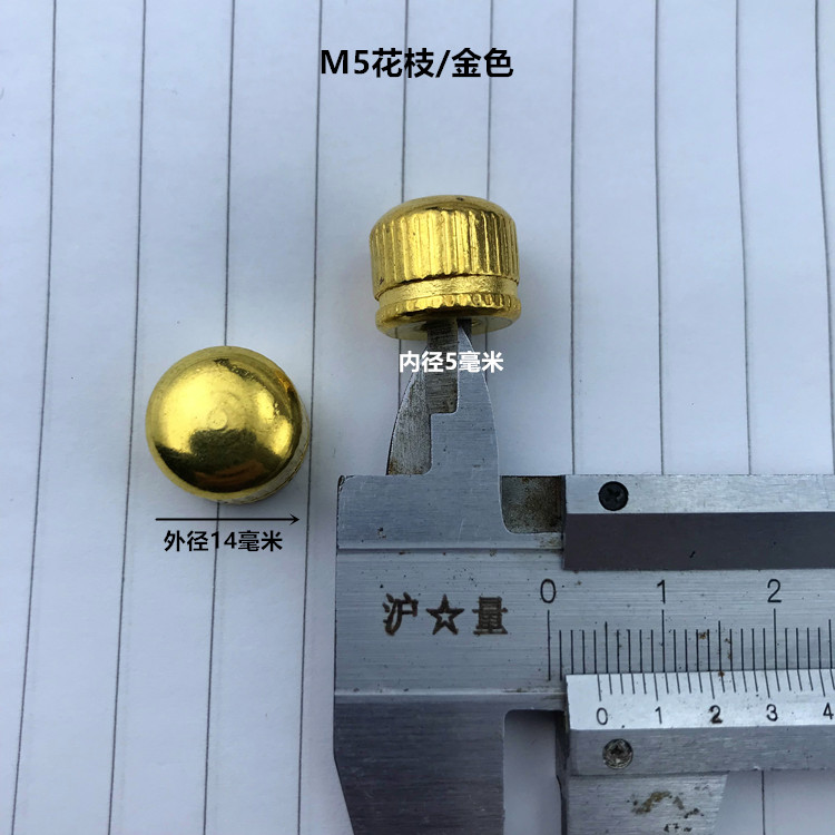 Accesorios de hardware de lámparas de cristal fijación de Tuercas decorativas de tapa plana M10 dientes internos tuercas de succión de techo de lámparas de flores corona