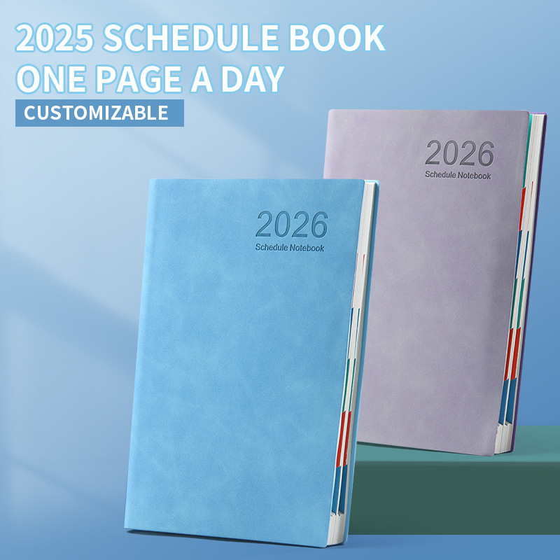 2026年スケジュール帳 ノートブック 効率マニュアル 毎日の計画表 効率帳 チェックイン記録帳 時間管理|undefined