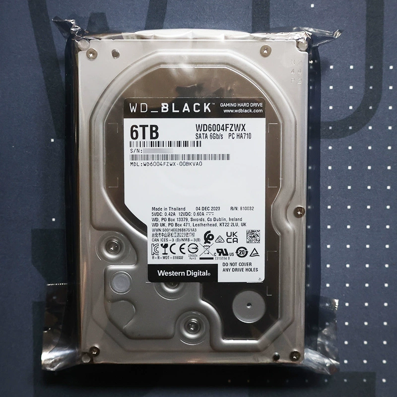 WD Western Digital 1 ТБ черный диск SATA3.0 игровой диск, 2 ТБ для настольного компьютера, 4 ТБ механический жесткий диск 3.5", 6 ТБ