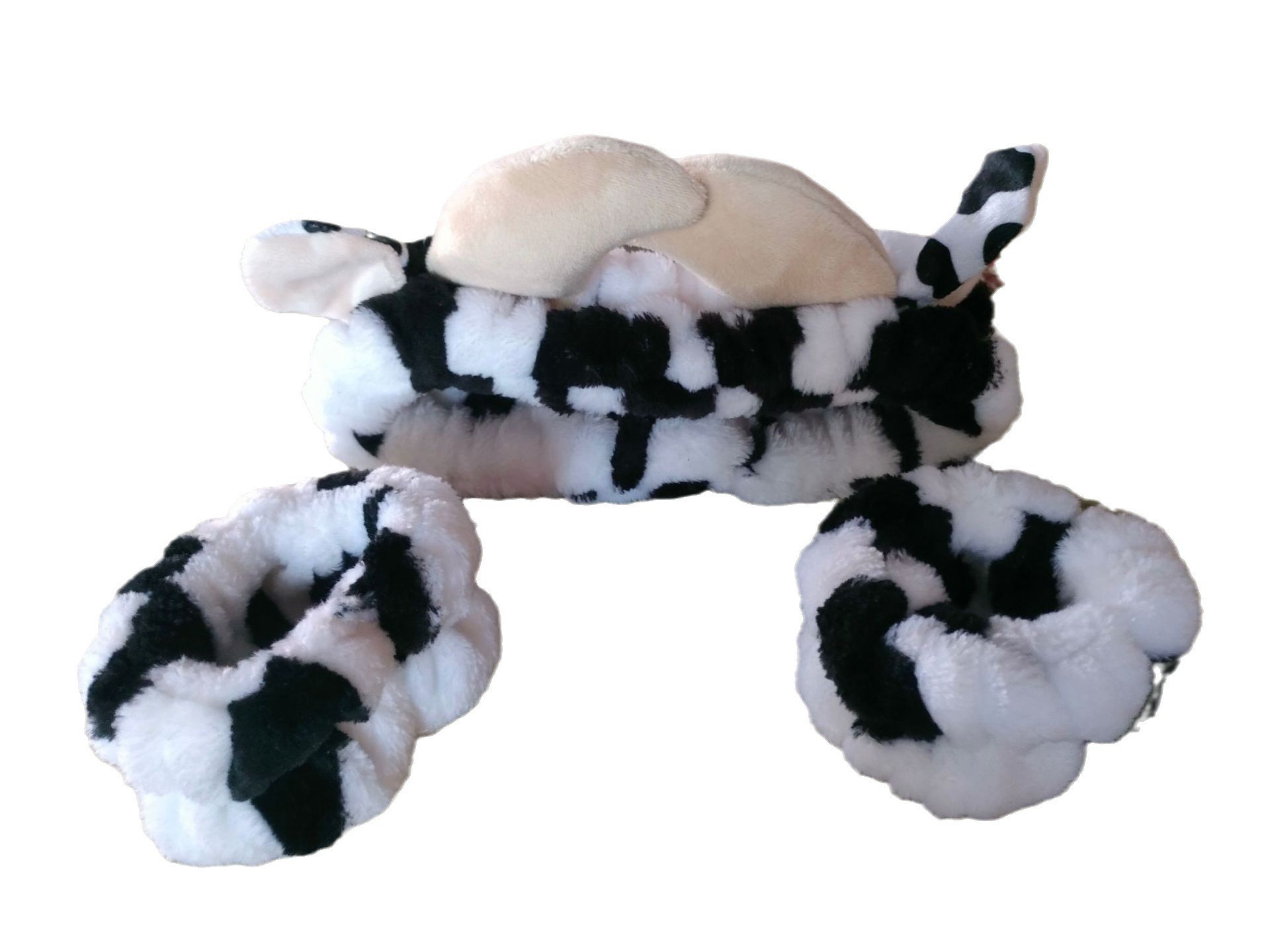 Estilo coreano ins estilo lindo tridimensional banda de pelo de vaca súper lindo cuerno diadema Internet celebridad lavado de cara maquillaje diadema pelo